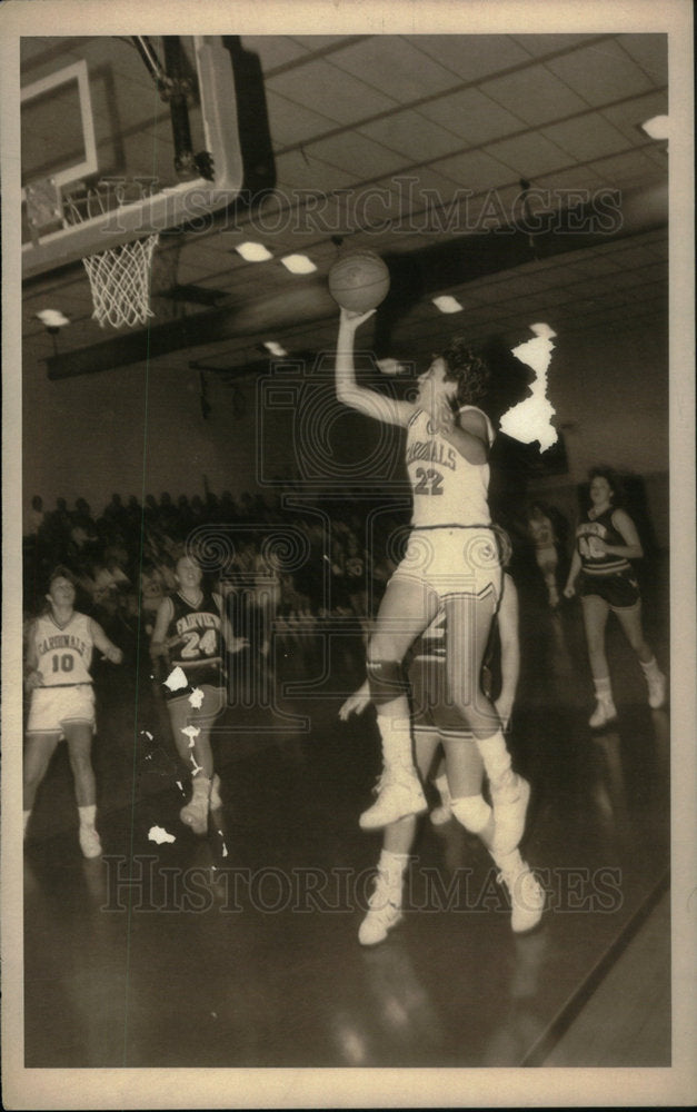 Press Photo Vickie Ellison/Basketball - Historic Images