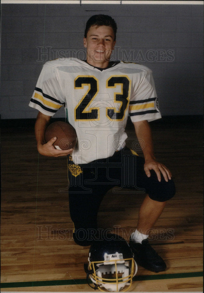 1992 Press Photo Billy Ray Porter,football player - Historic Images