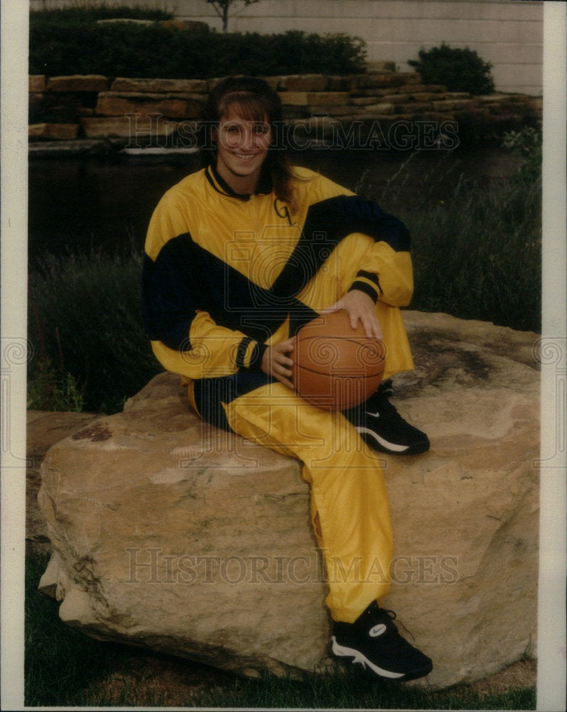 Press Photo Karen Blair,basketball player - Historic Images