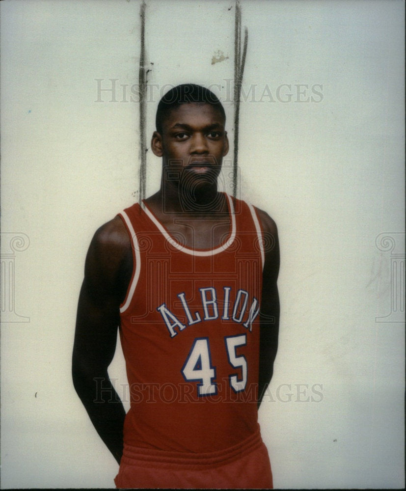 1990 Press Photo John David Washington Football Player - Historic Images