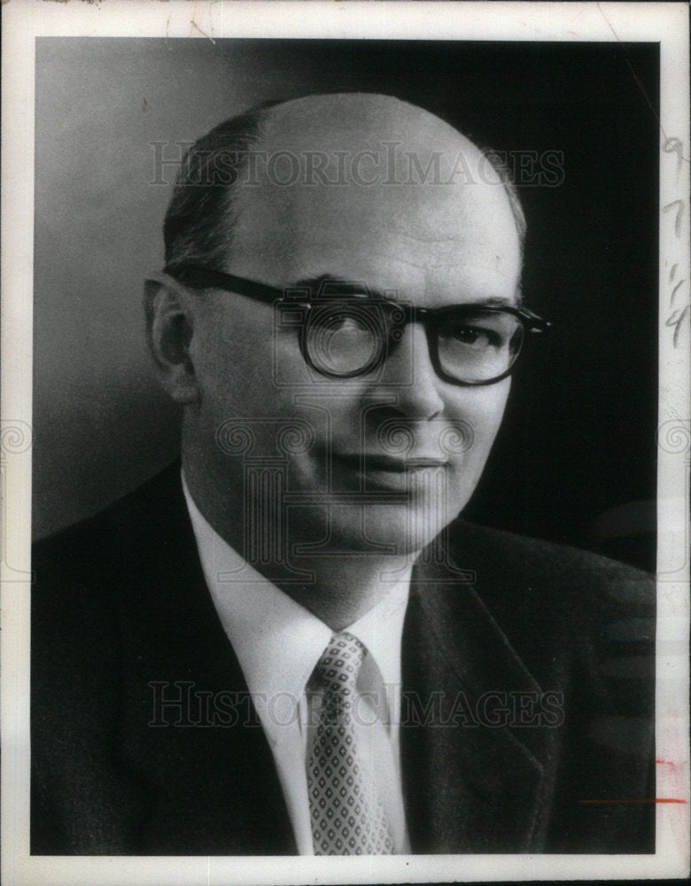 1968 Press Photo Robert S. McCollum Vice Chancellor - Historic Images