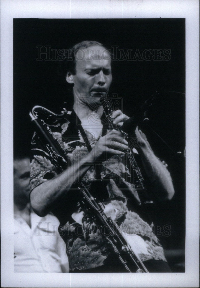 1981 Press Photo Paul McCandless Jazz Woodwind Player - Historic Images