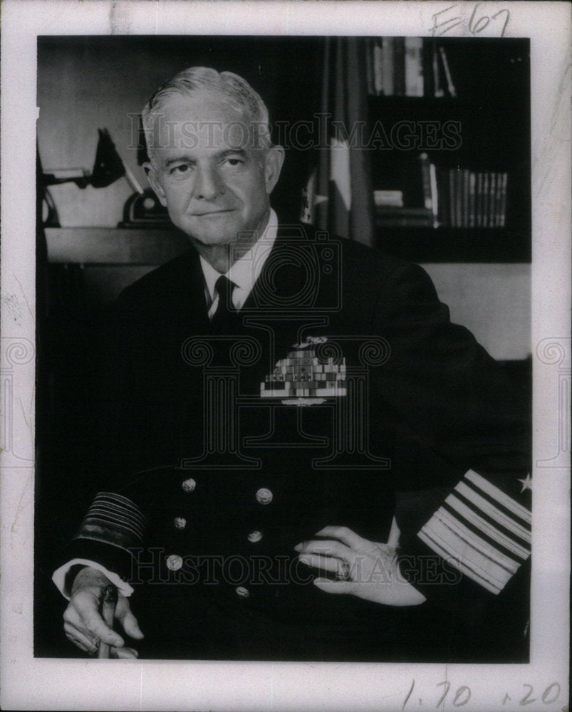 1971 Press Photo Admiral John S. McCain Jr. - Historic Images