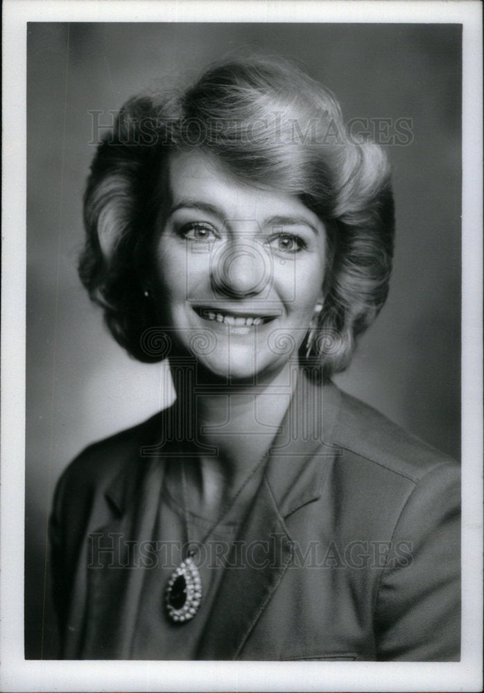 1986 Press Photo Elly McFadden/Executive/Business - Historic Images