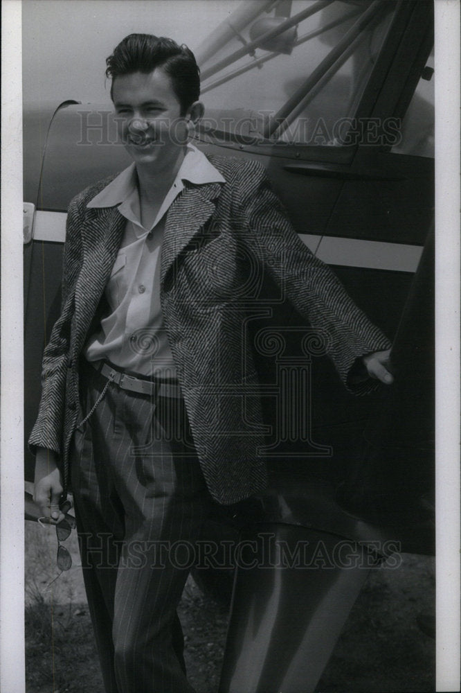 1940 Press Photo Dick James Denver Aviator - Historic Images