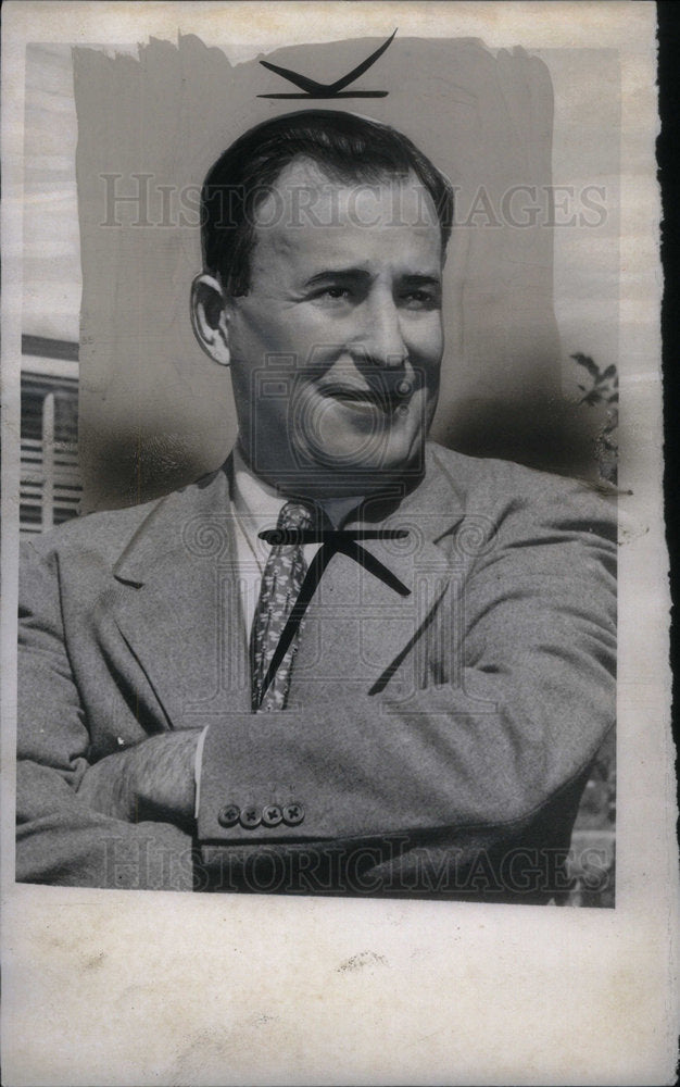 1951 Press Photo Robert Kendler Handball Tycoon - Historic Images