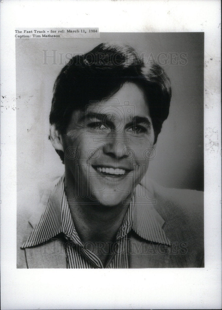 1984 Press Photo Tim Matheson Actor - Historic Images