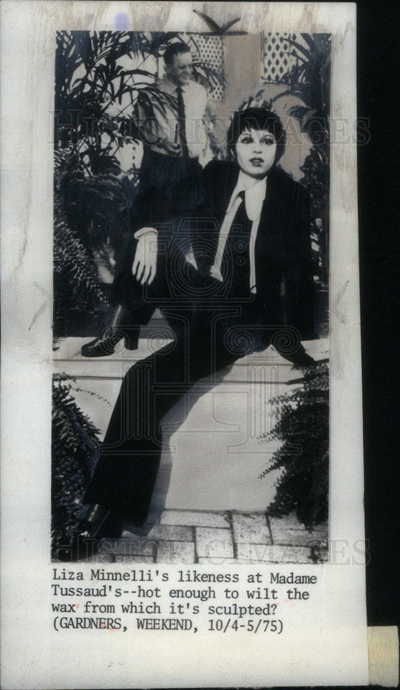 1975 Press Photo Liza Minnelli's Madame Tussaud - Historic Images
