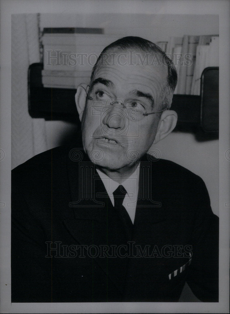 1945 Press Photo Admiral James Richardson Pearl Harbor - Historic Images