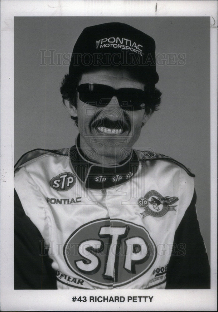 1991 Press Photo Richard Petty/Auto Racing/NASCAR - Historic Images