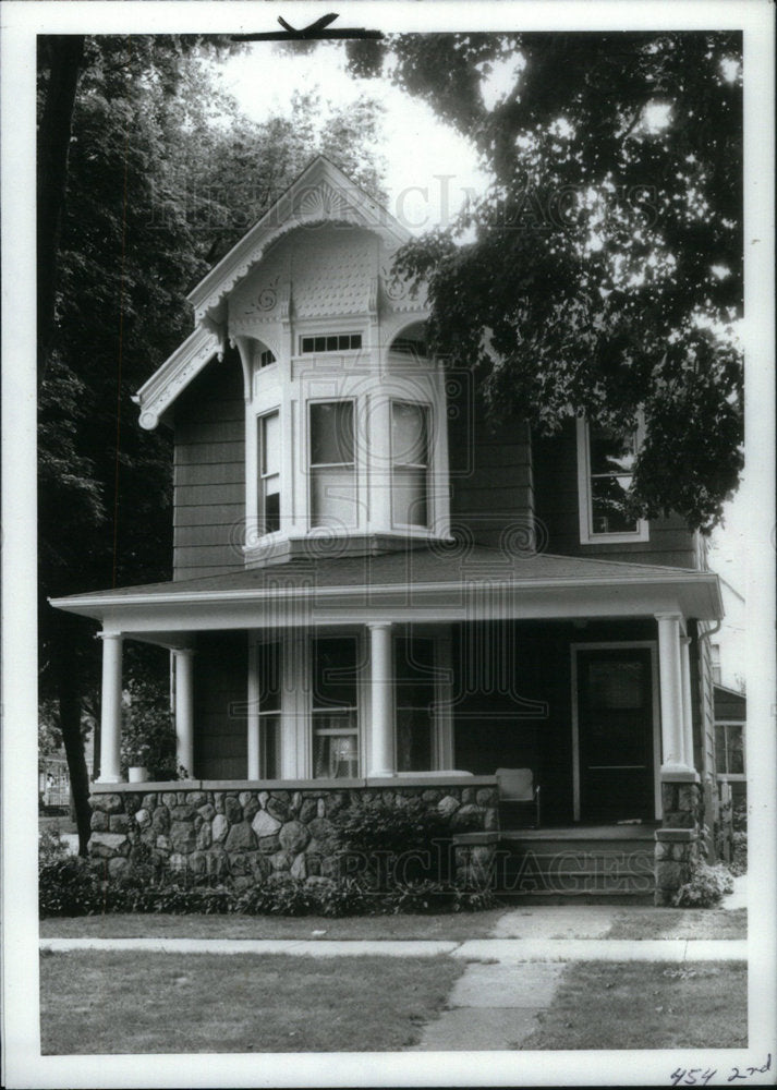 1992 Press Photo Ann Arbor Old West Side Tour of Homes - Historic Images