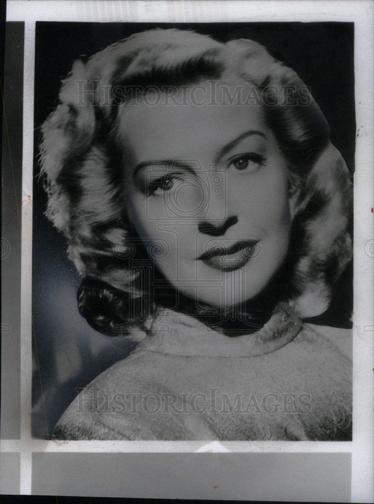 1963 Press Photo Gertrude Michael, Actress - Historic Images