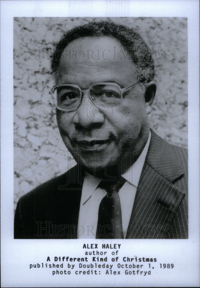 1989 Alex Haley Historian And Author - Historic Images