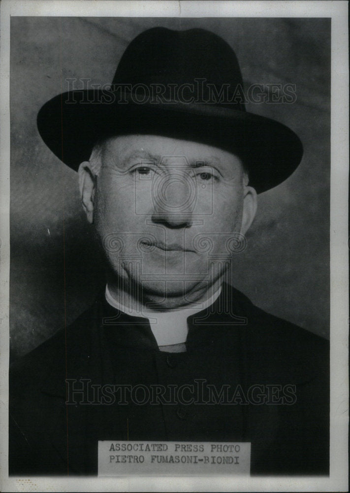 1934 Press Photo Cardinal Fumasoni-Biondi Italy - Historic Images