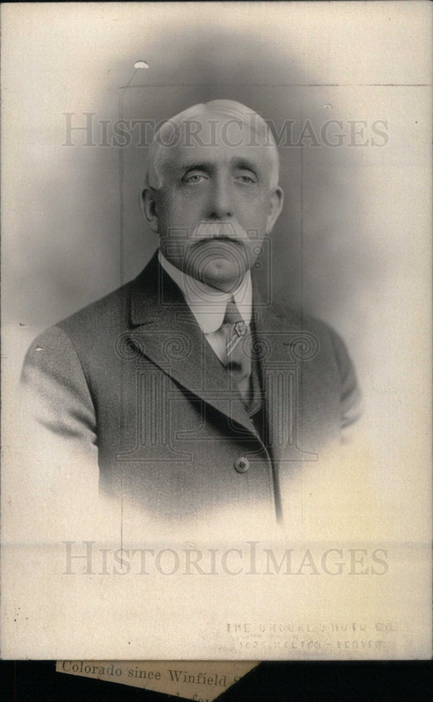 1928 Press Photo A. J. Fynn Denver Educator - Historic Images