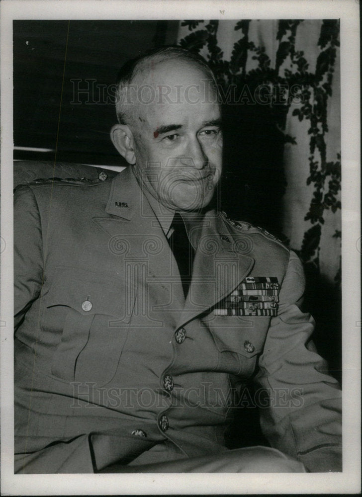 1948 Press Photo Omar Bradley Army Commander - Historic Images