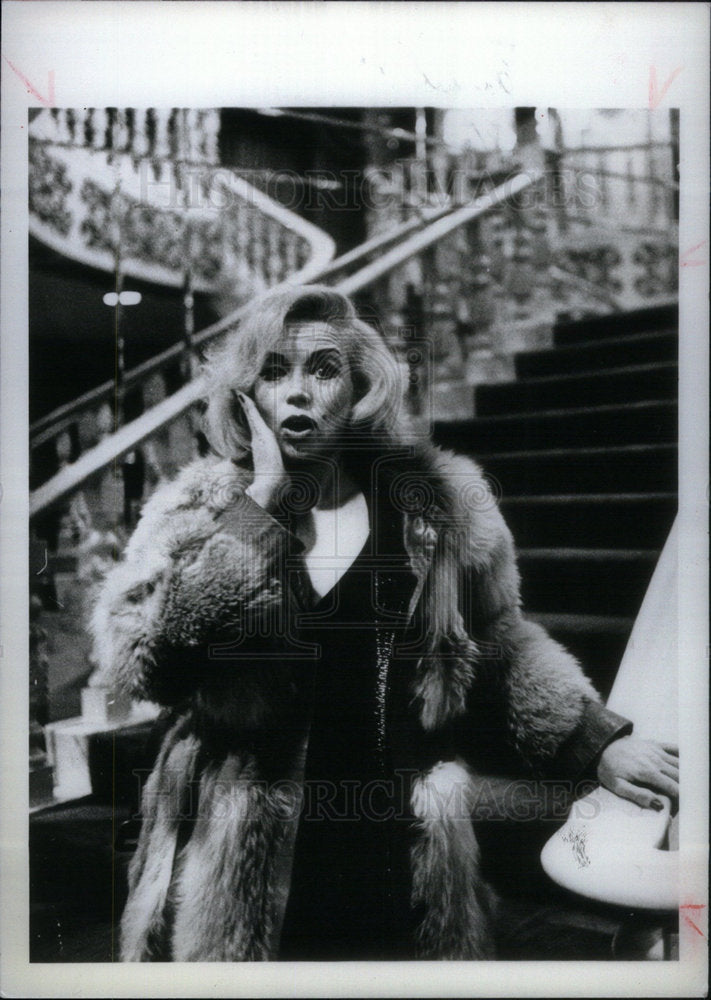 1982 Press Photo Paula Lane Marilyn Monroe Lookalike - Historic Images