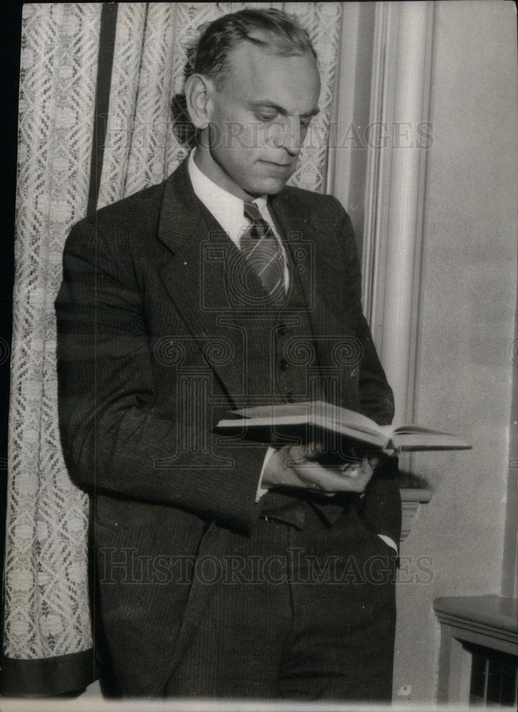 1933 Press Photo James Landis Harvard Trade Commission - Historic Images