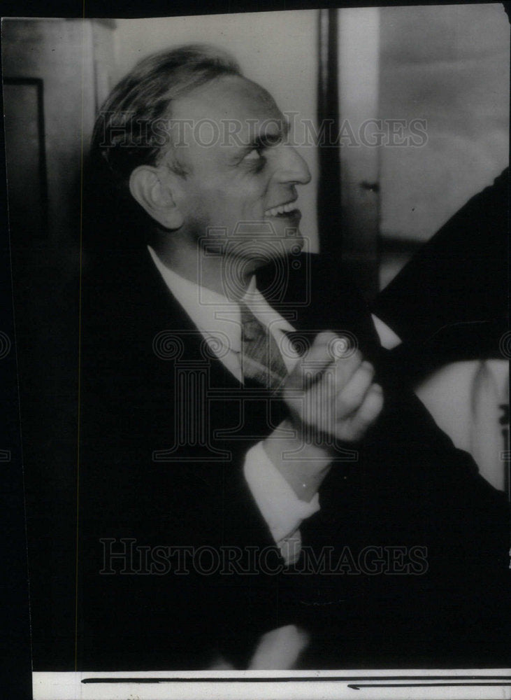 1935 Press Photo James Landis Securities Comm. - Historic Images