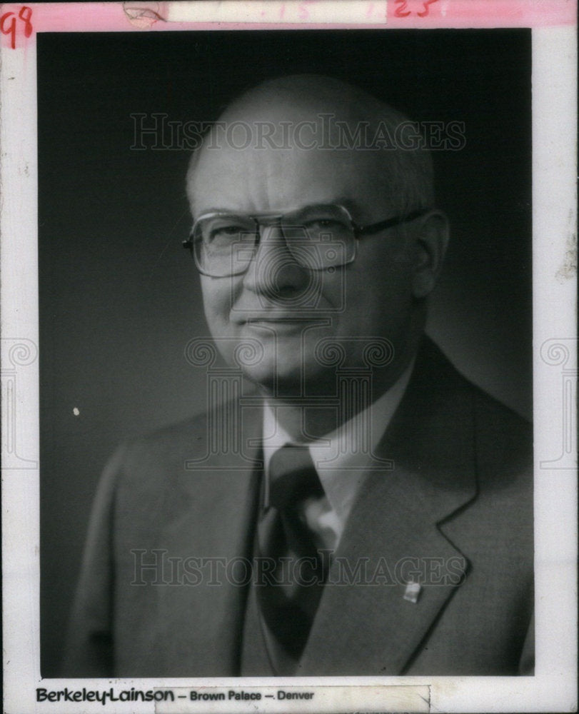 1986 Press Photo Marvin W. Buckels  Rocky Mtn. Hospital - Historic Images