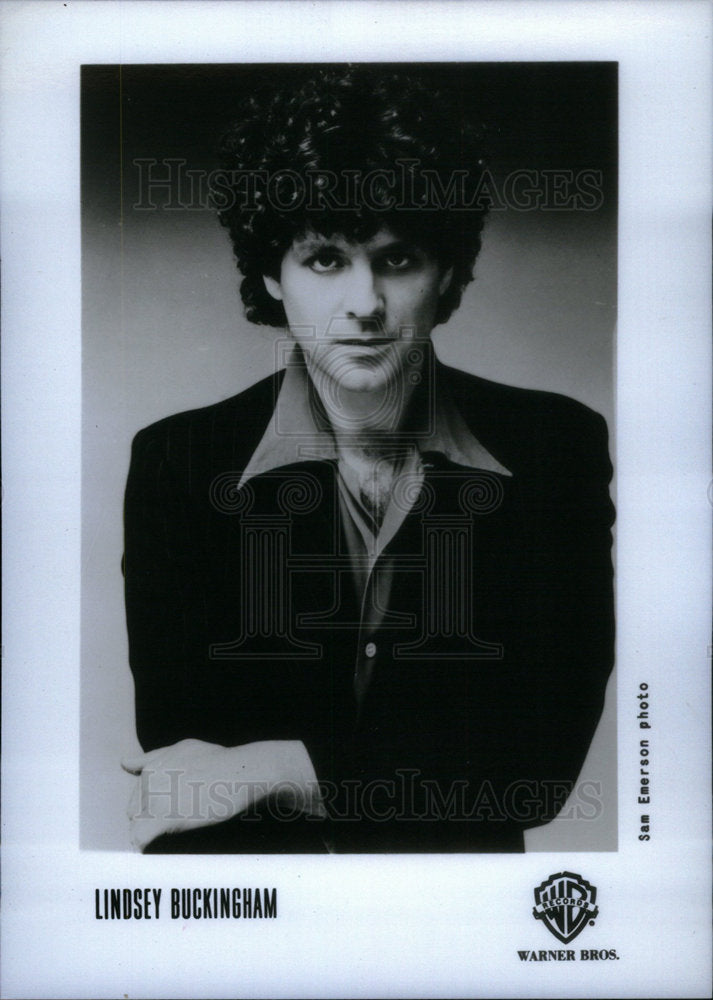 1982 Press Photo Singer Lindsey Buckingham Promo Shot - Historic Images