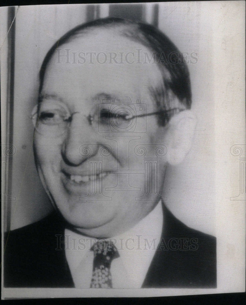 1943 Press Photo Iowa Colonel Ralph Budd Profile - Historic Images