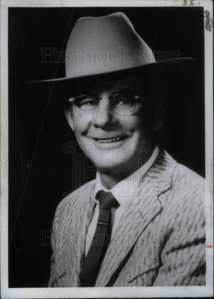 1969 Press Photo Joe Budd, Man of the Year - Historic Images