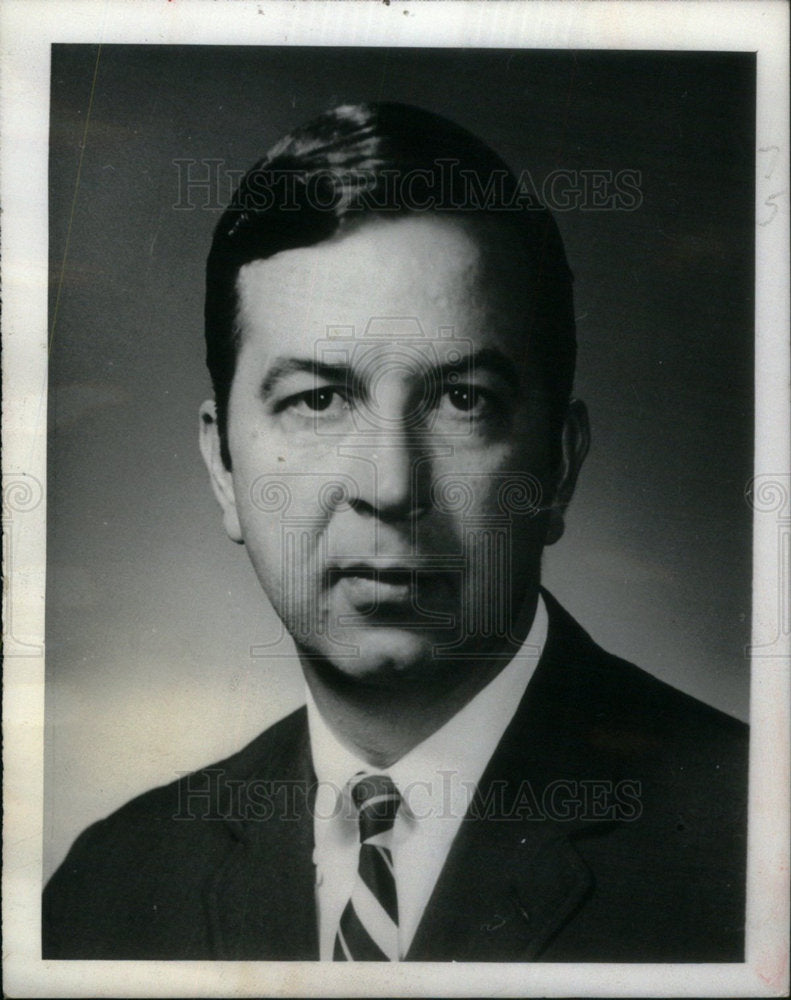 1968 Press Photo Dept Sociology Professor Burkey - Historic Images