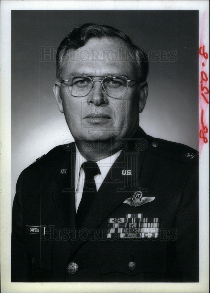 1985 Colonel Joe Campbell U.S. Airforce - Historic Images