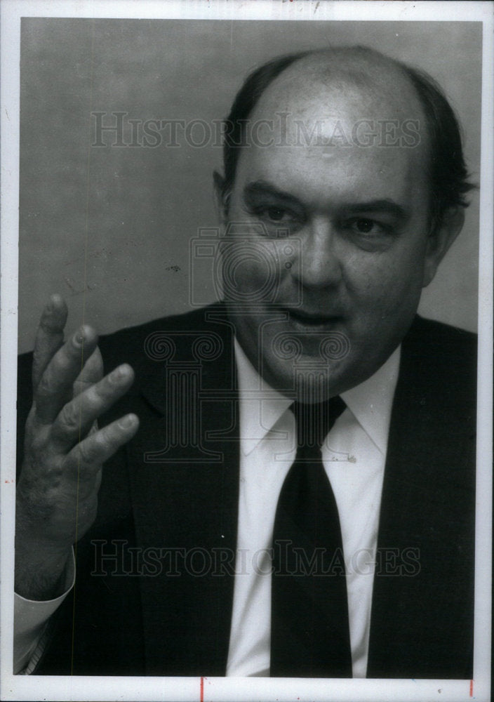 1990 Press Photo Philip Burgess executive New West - Historic Images