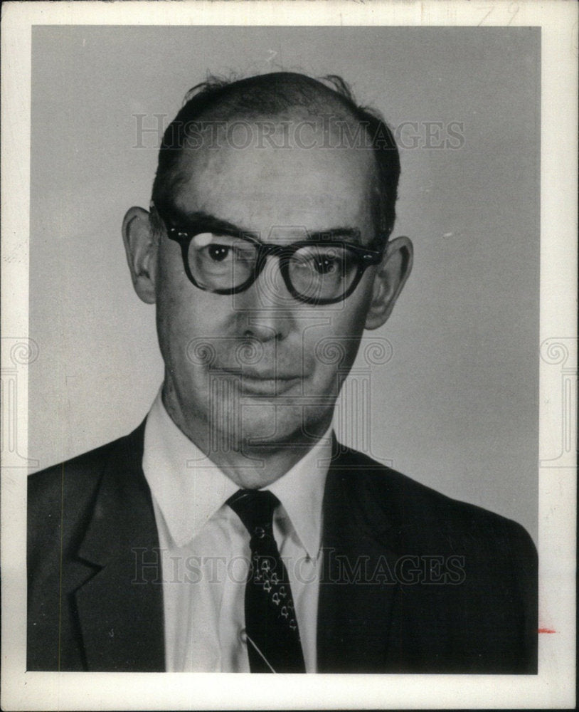 1969 Press Photo Dr. John Campbell Foreign affairs - Historic Images