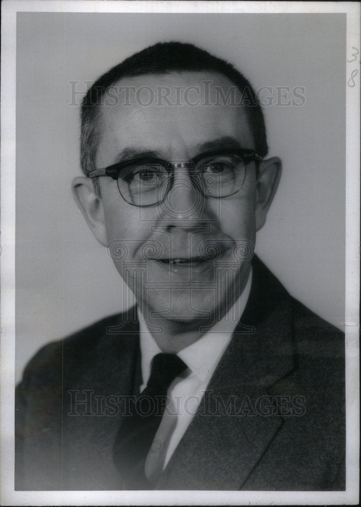 1964 Press Photo Indiana Univ Med Center Dr Campbell - Historic Images