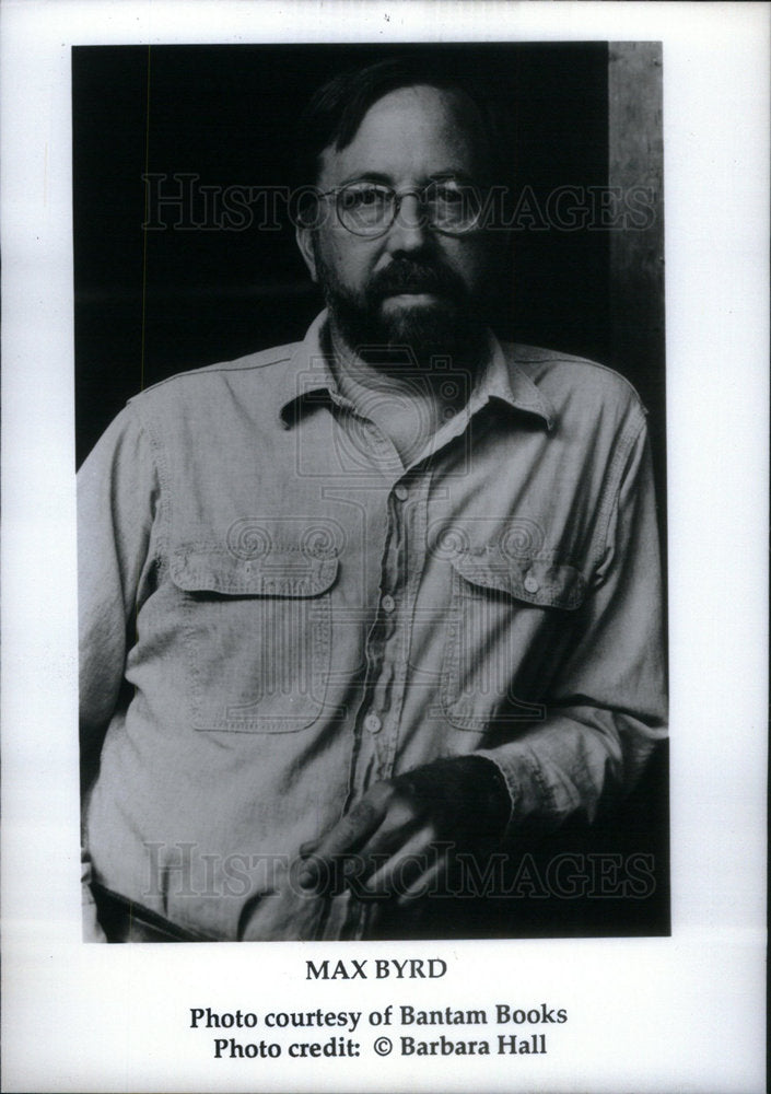 1993 Press Photo Max Byrd Courtesy Bantam Books - Historic Images