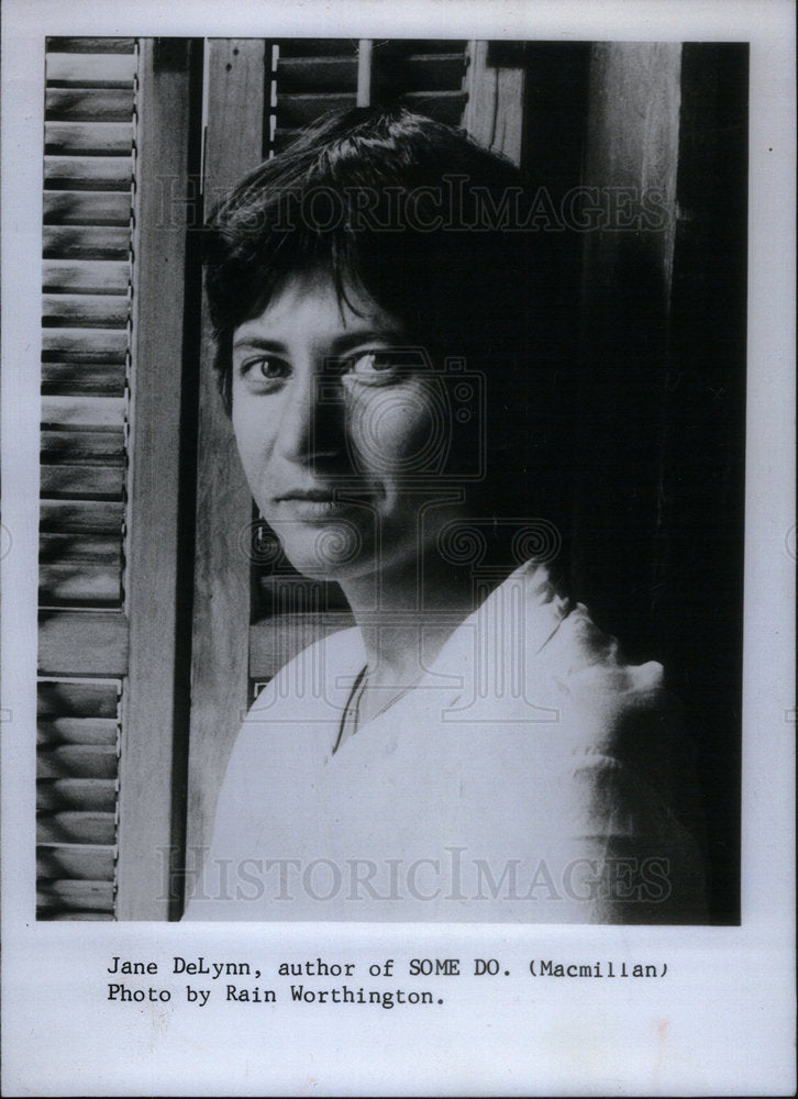 1979 Press Photo Jane DeLynn Author Some Do - Historic Images