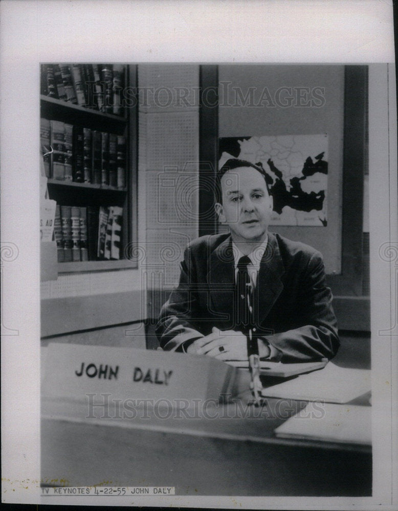 1955 Press Photo John Patrick Daly American Costantino - Historic Images