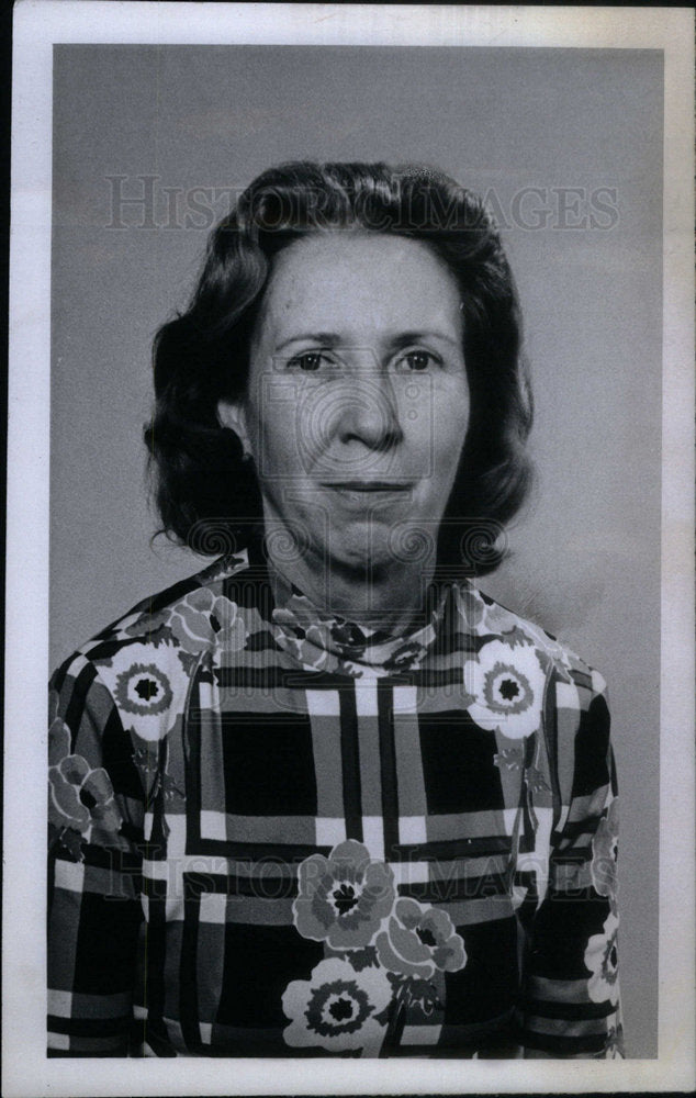 1972 Press Photo Daly Katherine Executive Director - Historic Images