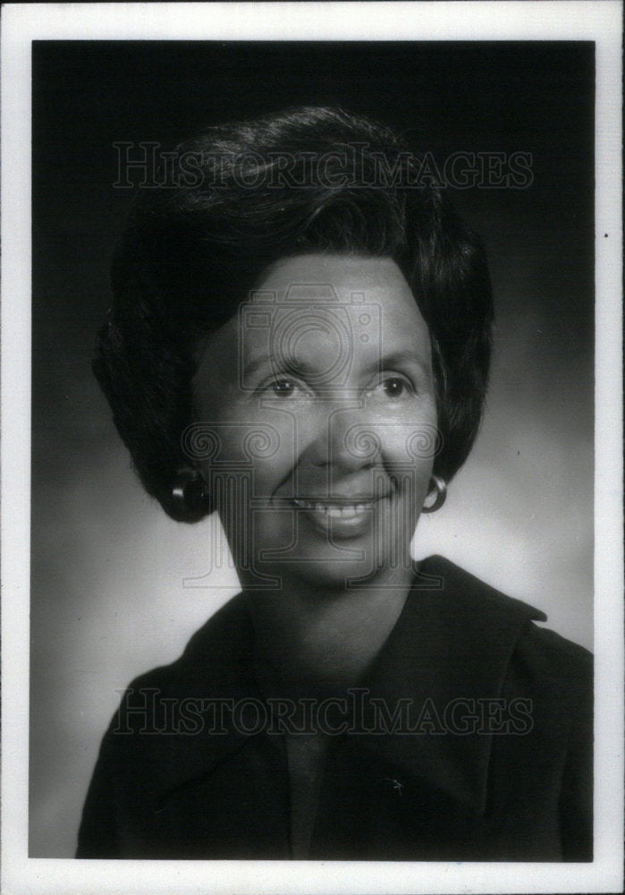 1975 Press Photo Doris Finnie Candidate Lakewood City - Historic Images