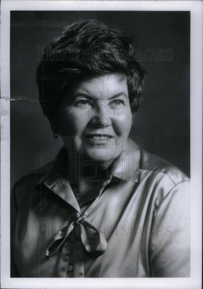 1980 Press Photo Ruth Fink American National Bank - Historic Images