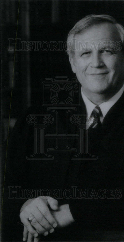 1995 Press Photo Sherman Glenn Finesilver Federal Judge - Historic Images