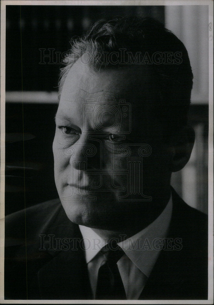 1964 Press Photo Berlin Mayor Willy Brandt Campaign - Historic Images