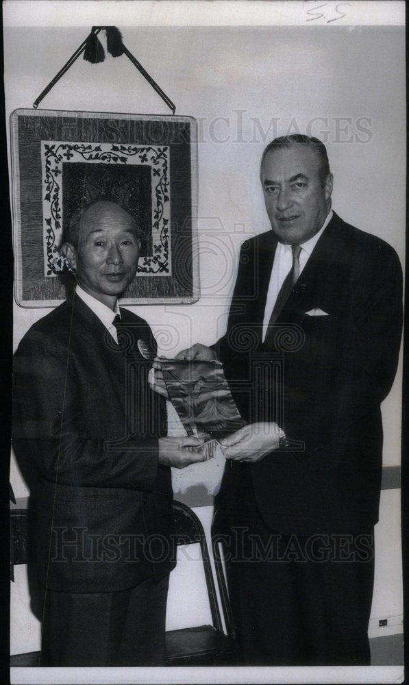 1969 Press Photo Eugene McCleary Mayor Colorado Springs - Historic Images