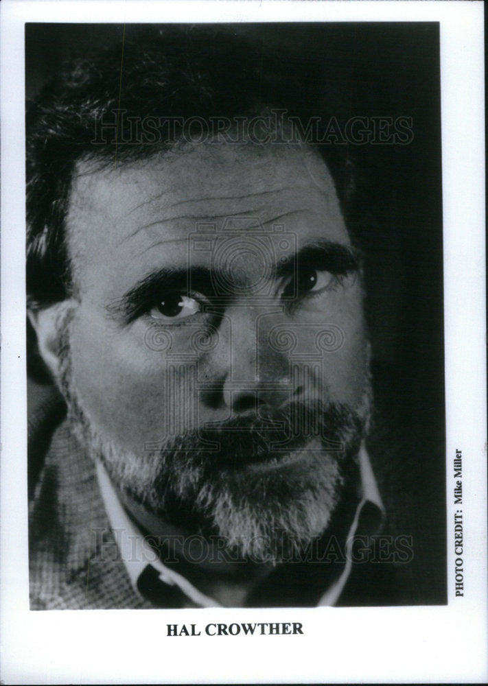 1995 Press Photo Hal Crowther American Journalist - Historic Images