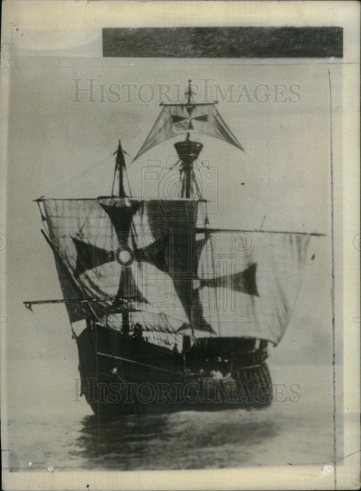 1931 Press Photo Santa Maria Ship Replica - Historic Images