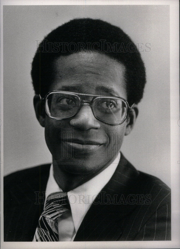 1985 Press Photo Denver Water Commissioner Farbes - Historic Images