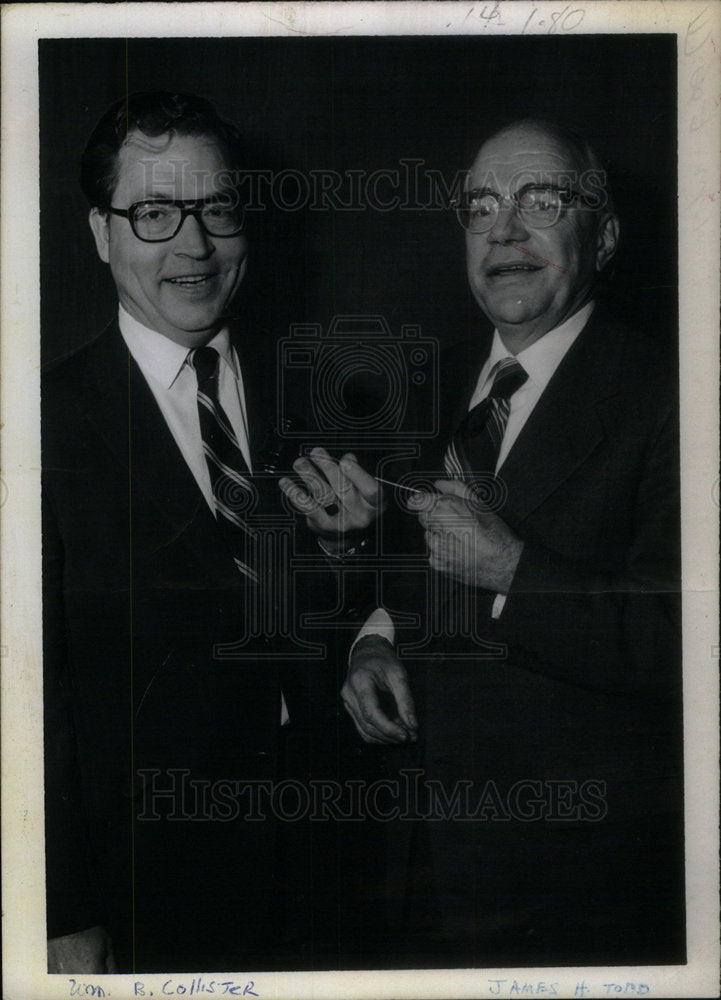 1971 Press Photo William B. Collister - Historic Images