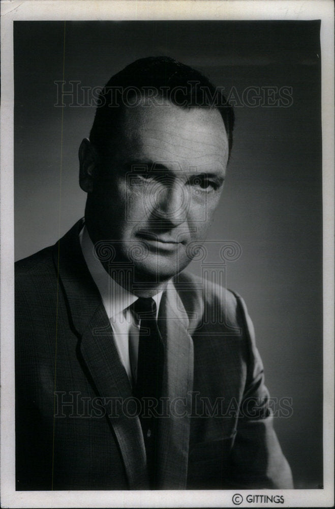 1971 Press Photo Exec VP Continental Oil Co Finley - Historic Images