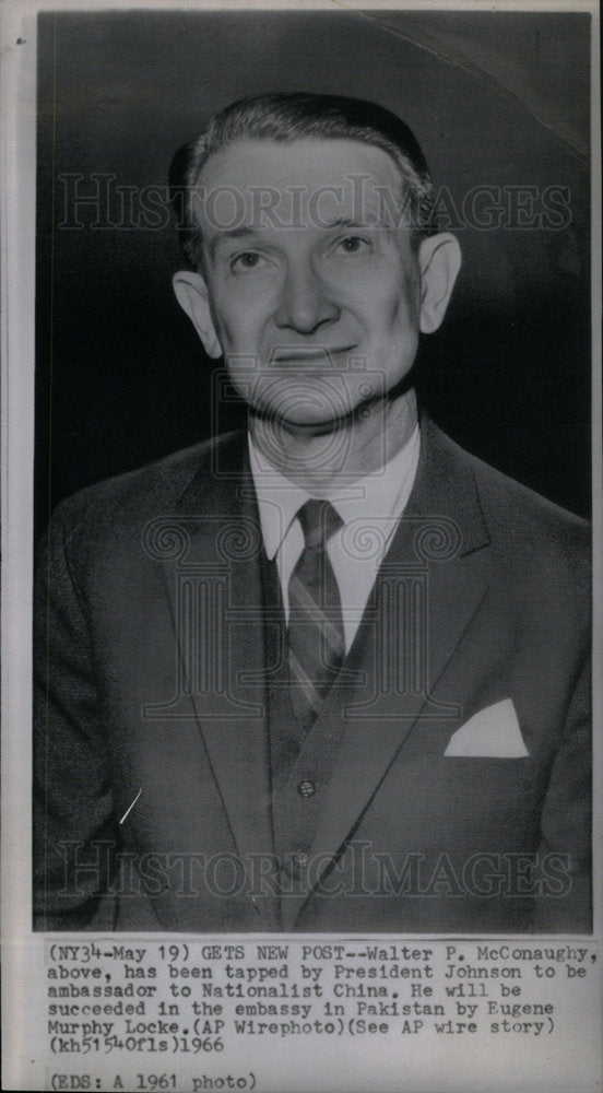 1966 Press Photo Ambassador Walter P. McConaughy - Historic Images