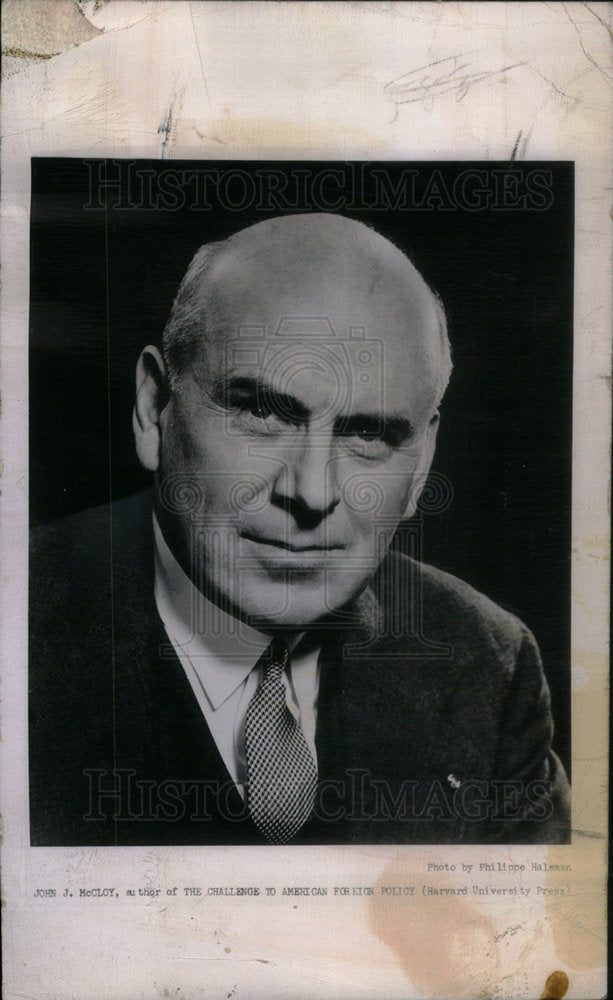 1959 Press Photo John McCloy Author Challenge American - Historic Images