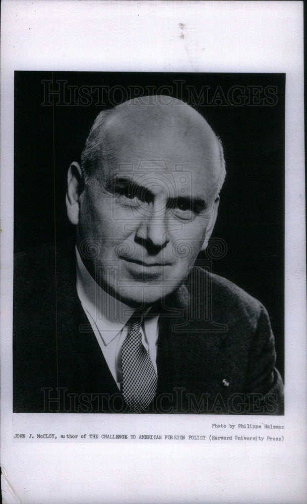 1953 Press Photo Author John McCloy - Historic Images