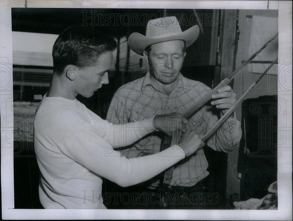 1958 Press Photo Owner-Trainer Bradley Rollins - Historic Images